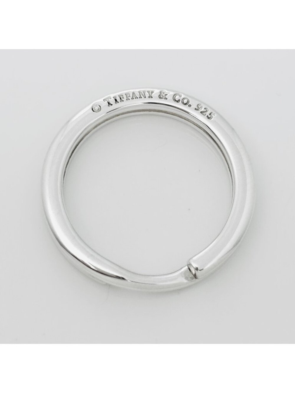 Tiffany & Co Key Ring in Sterling Silver Keyring Keychain